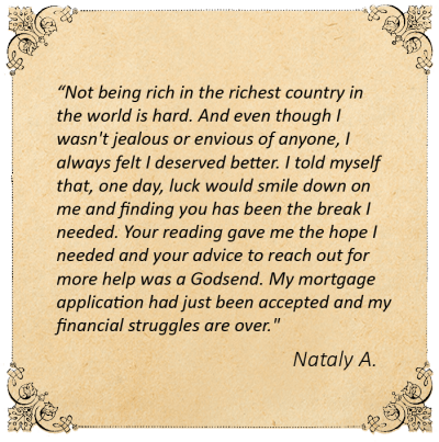 Customer feedback highlighting benefits of Call Of Destiny astrology reports.